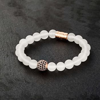 Βραχιόλια, Antarctica - Χειροποίητο βραχιόλι Alaid με ημιπολύτιμους λίθους & μεταλλικό κούμπωμα